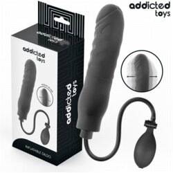 Addicted Toys Anal NAPIHLJIVI DILDO Addicted Toys Model 3 Black - silikonski in vodoodporen Cene