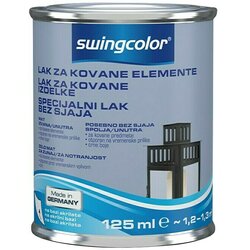 SWINGCOLOR Lak za kovane izdelke Swingcolor (črne barve, 125 ml) Cene