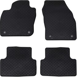 vidaXL Avto preproga 4 pcs Črna primerna za VW T-CROSS 2019- Guma, (5000204182) Cene