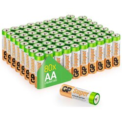 GP Batteries Super mignon (AA)-baterija alkalno-manganov 1.5 V 80 kos, (20431022) Cene