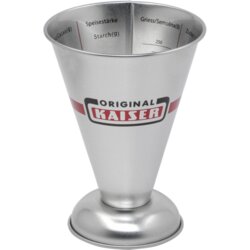Kaiser Patisserie measuring cup funnel-shaped, integrated scale Cene