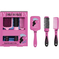 Emily In Paris Hairbrush Trio set krtača in glavnik za lase 3 kos Cene