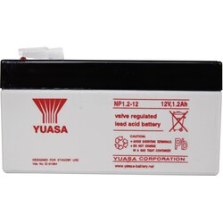 Yuasa Svinčev akumulator 12 V 1.2 Ah NP1.2-12 svinčevo-koprenast (AGM) 97 x 55 x 48 mm ploščati vtič 4.8 mm brez vzdrževanja, (20438390) Cene