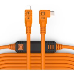 Tethertools TetherPro USB-C auf USB-C rechter Winkel orange 9,4m Cene