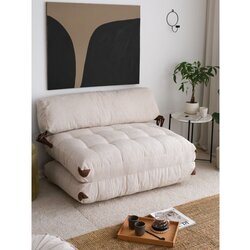 Atelier Del Sofa na rasklapanje, dvosjed, Fold Velvet 2, 120x24x75cm, bijela Cijene
