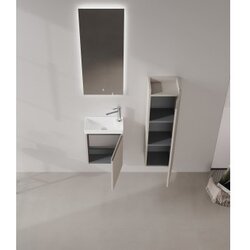Hanah home Kupatilski ormarić sa umivaonikom i ogledalom (2 komada) Ferla 40 556 Cene
