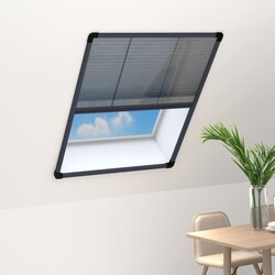  Plise komarnik za okna aluminij antraciten 60x80cm, (20597115) Cene