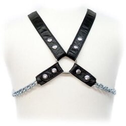 LEATHER BODY CHAIN HARNESS II Cene