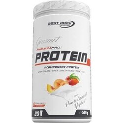 Best Body Nutrition Gourmet Premium Pro Protein 500 g - Peach Apricot Yoghurt Cene
