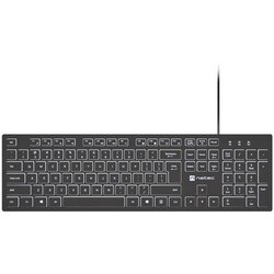 Natec Herring Glow US Keyboard with white backlight Cene