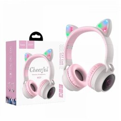 hoco. bežične stereo slušalice, bluetooth v5.0, 300mAh - W27 cat ear gray Cene