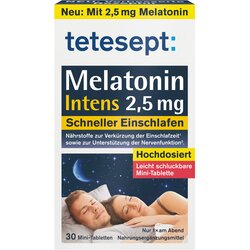 TETESEPT Melatonin Intens 2,5 mg - 30 tabl. Cene
