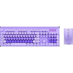 Moja knjižara TASTATURA I MIŠ BEŽIČNI SET OP24376 ljubičasta roze Cene