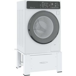 vidaXL postolje za perilicu rublja s ladicom bijelo Cijene