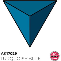AK Interactive Turquoise Blue 18ml - Quick Gen Speed Paint AK17029 Cene