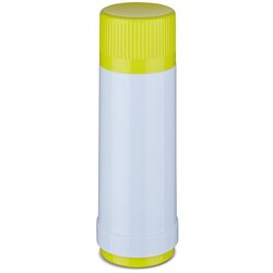ROTPUNKT Glass thermos, capacity 0.750 l, polar-el.-summer squash (white-yellow) Cene