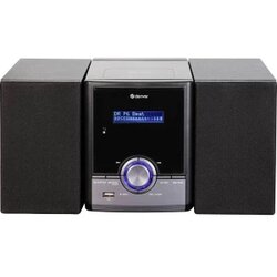 Denver MDA-285 stereo uređaj DAB+, UKW, CD, Bluetooth®, MP3, 2 x 5 W crna Cene