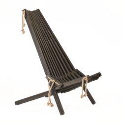 Ecofurn EcoChair - jelša - črn Cene