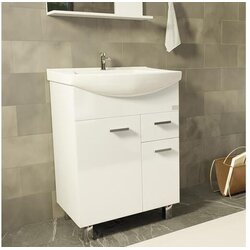 TMP kopalniška omarica z umivalnikom idea OMUMID55T, 55×84×50 cm Cene