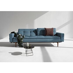 Innovation living Kau DUBLEXO SOFA BED s rukonaslonima i s tamno stileto drvenim nogicama-Svetlo siva Cijene