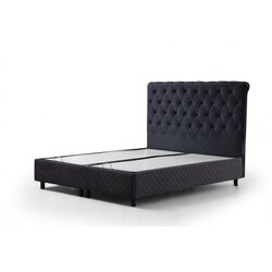 Hanah home Sonata 90 x 190 - Anthracite Anthracite Single Bed Base & Headboard Cene
