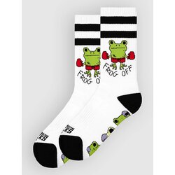 American Socks Frog Off - Mid High Nogavice beige & blue Cene