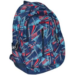Eurocom street united flaw školska torba s tri odjeljka, ruksak 33x17,5x45cm Cene