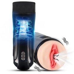 Shequ Truda Automatic Male Masturbator Vibration and Suction Vagina Cene