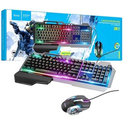 Hoco tipkovnica+miš, gaming set, rgb osvjetljenje, usb - GM12 Cijene