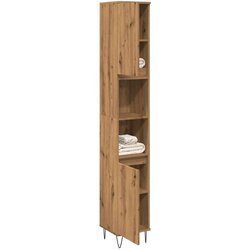 vidaXL Kupaonski ormarić artisan hrast 30x30x190 cm konstruirano drvo Cijene