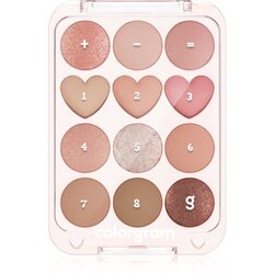 Colorgram Pin Point Eyeshadow Palette paleta sjenila za oči za savršeni izgled nijansa 01 Peach+Coral 9.9 g Cene