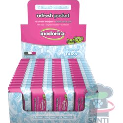 Inodorina Refresh Talcum džepne vlažne maramice, 15 komada Cene
