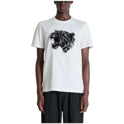 Antony Morato Majice s kratkimi rokavi MMKS02692 FA100240 Bela Cene
