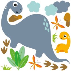 Ambiance dječje zidne samoljepljive naljepnice Cute Dinosaurus Stickers Cene