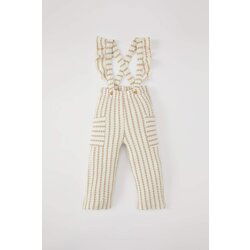 Defacto Regular Fit Striped Elastic Band Trousers Cene