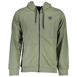 Gianmarco Venturi MEN'S GREEN ZIPPED SWEATSHIRT Cene