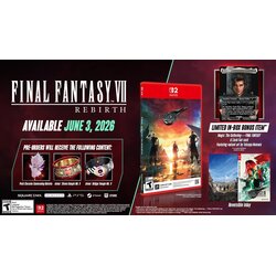 Final Fantasy 7 Rebirth Limited Edition (SWITCH 2) Cene