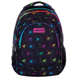 Head Ranac đački anatomski 3zipa AB330 Rainbow Kitty 24.502023081 crno-roze Cene