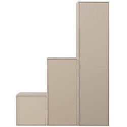 vtwonen Krem modularni garderobni ormar od masivnog bora 150x200 cm Daily – Cene