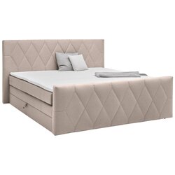 Based Postelja Boxspring Josie-b, Barva Kapučina, 180x200 Cene