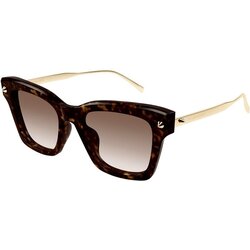 Alexander Mcqueen AM0483S 002 ONE SIZE (52) Havana/Rjava Cene