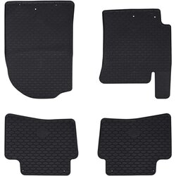 vidaXL Avto preproga 4 pcs Črna primeren za Kia RIO, STONIC 2017- Guma, (5000204293) Cene