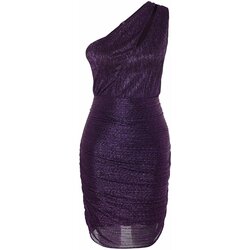 Trendyol Purple Shimmering Elegant Evening Dress Cene