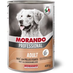Morando Professional Adult Pate piletina i jetrica 400 g konzerva Cene