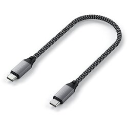 Satechi ST-TCC10M Kratek kabel USB-C na USB-C - 25 cm - vesoljsko siv Cene