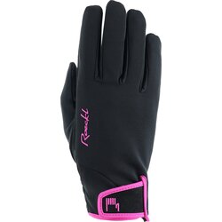 Roeckl Rokavice HEGAU, black/pop pink - 6 Cene