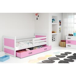 BestBed Krevet RICO s ladicom-Bijela-Roza Cijene