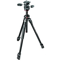 Manfrotto 290 Dual aluminijasto 3 sekcijsko stojalo z 804 3 Way glavo, (20848641) Cene