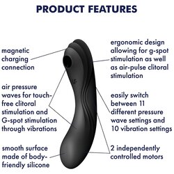 Satisfyer Curvy Trinity 4 Black Cene