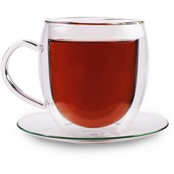 Feelino Čaša za piće | Dvostruke stijenke | Visokokvalitetno borosilikatno staklo | 400 ml | Jedinstvena Cene